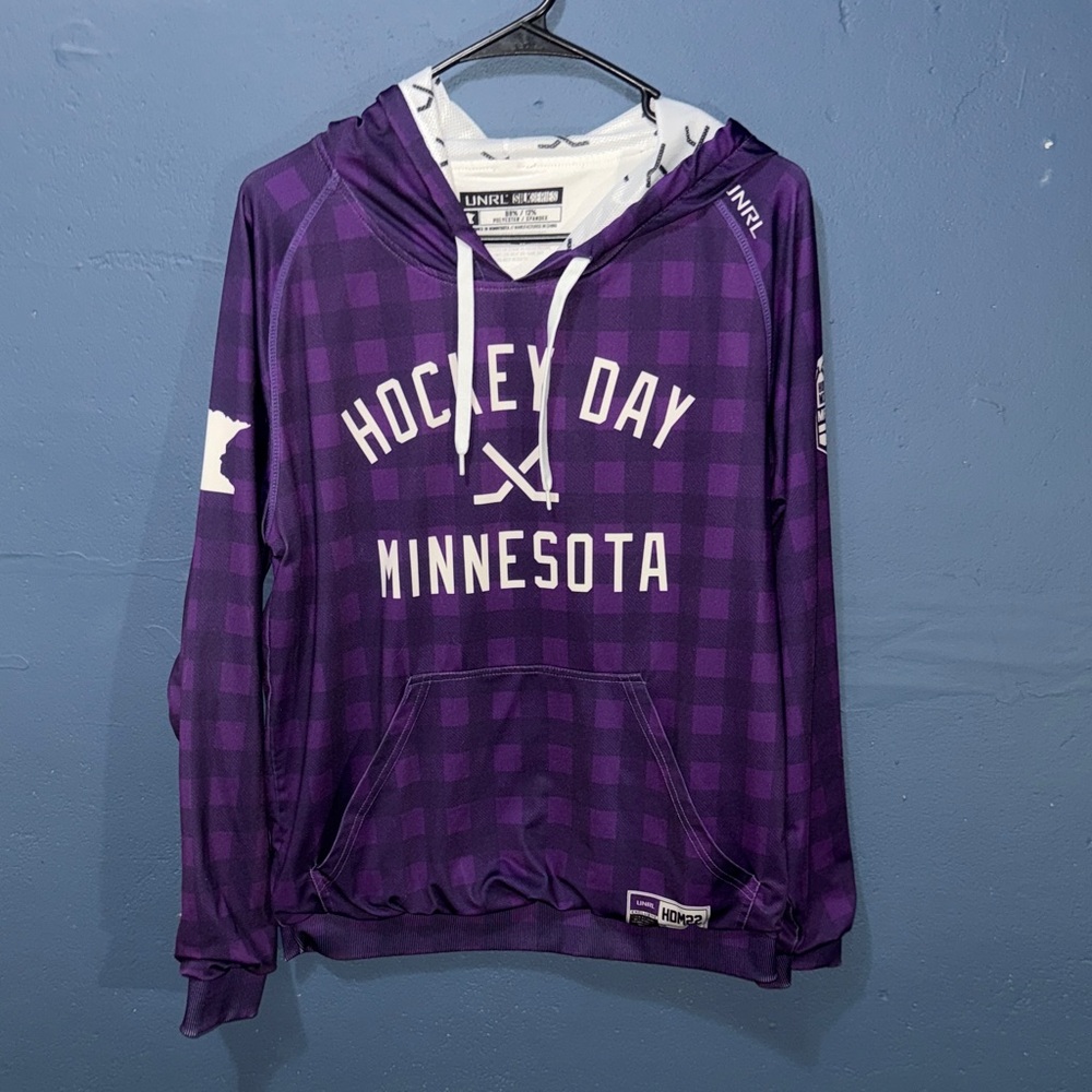 Purple Hockey Day Minnesota Hoodie